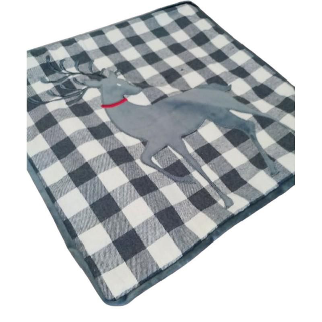 NATALE SET N.2 FEDERE CUSCINO RENNA