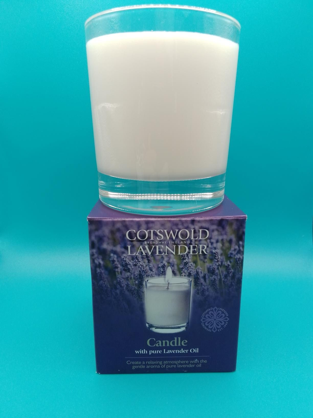 Cotswold Lavender Candle with Pure Lavender Oil