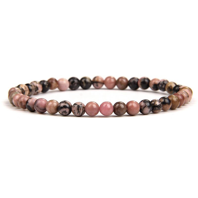 Bracelet élastique Rhodonite