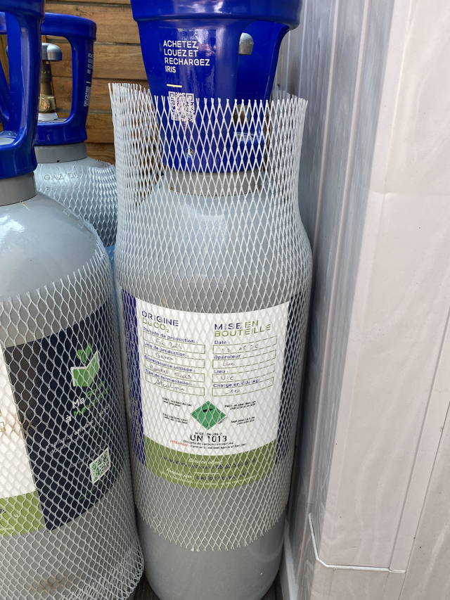 Consigne CO2 Gaz de ferme