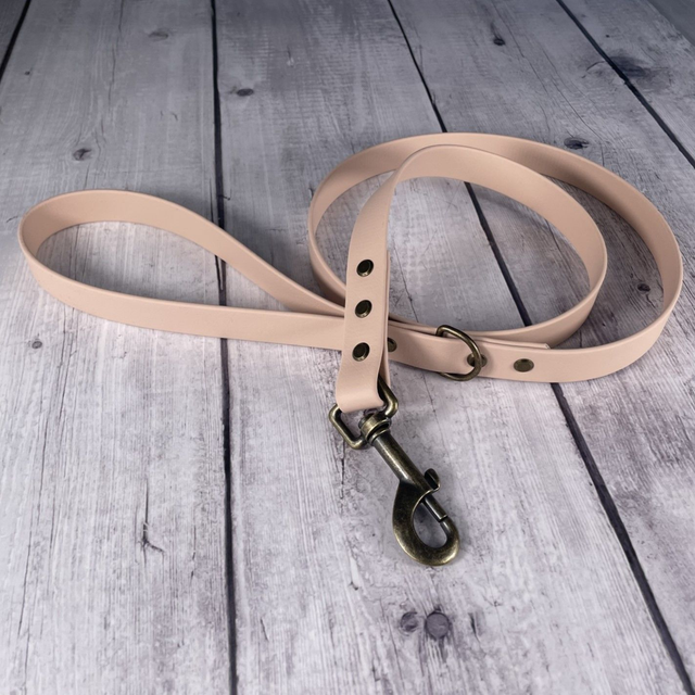 Powder Tan Waterproof BioThane® Lead