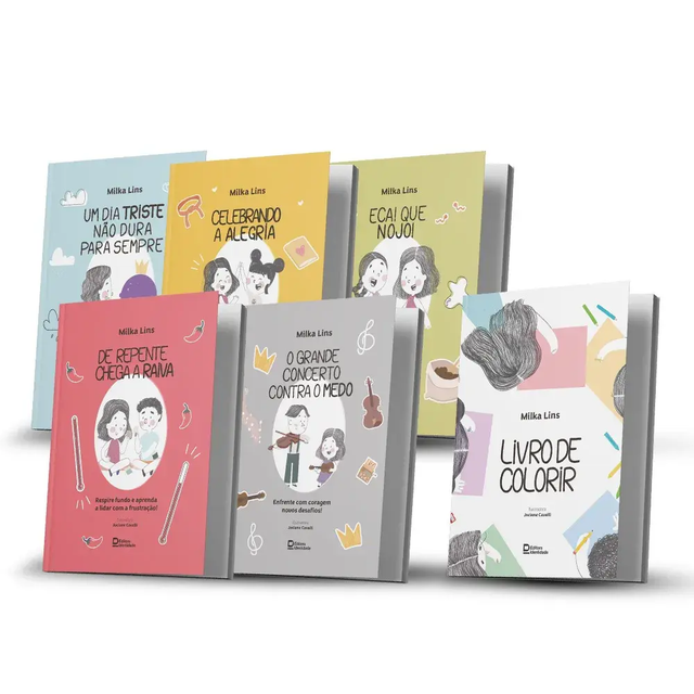 Kit 6 livros Milka Lins