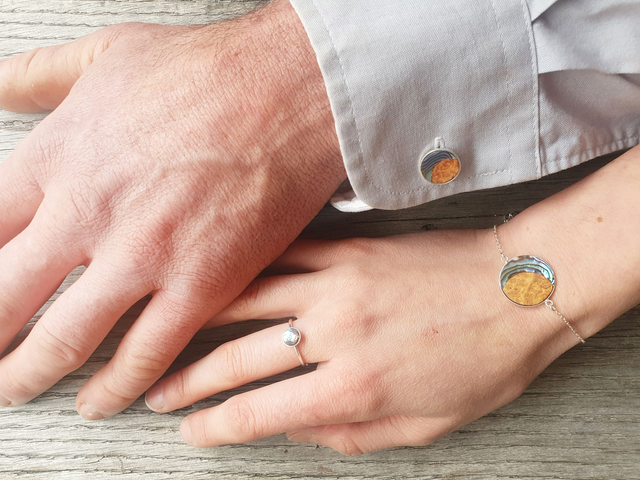 Boutons de manchettes Eclipse