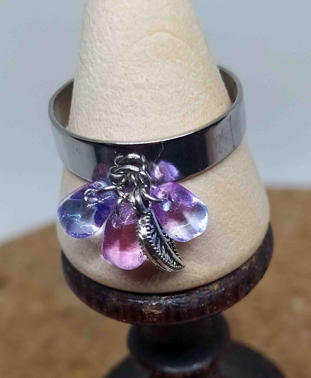 Bague Rosée mauve - 94