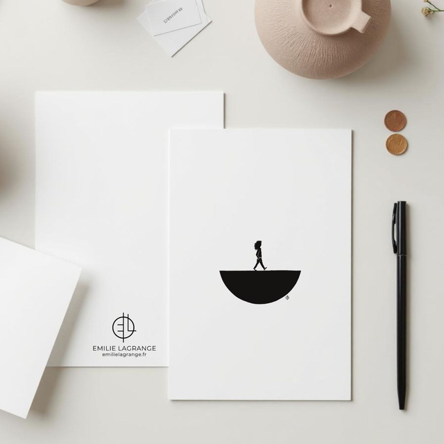 "Errer" Carte postale- 2024