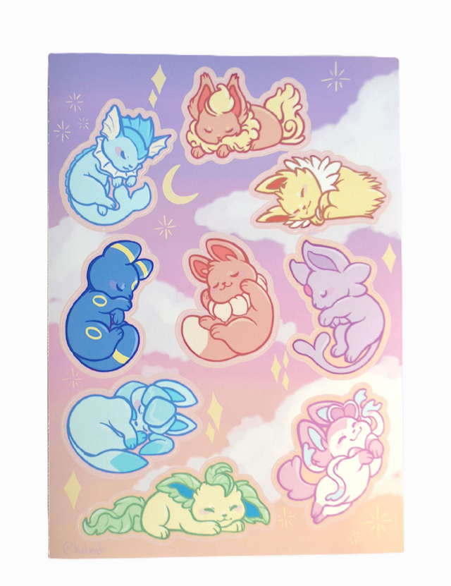 Sleepy Eevees