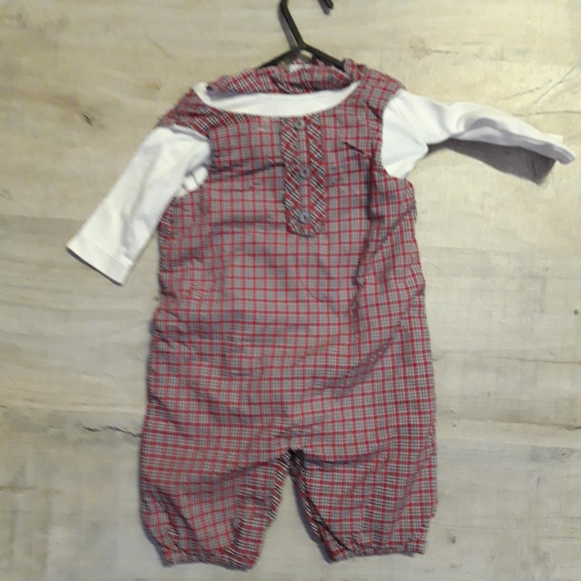 Ensemble tee-shirt et salopette doublée 