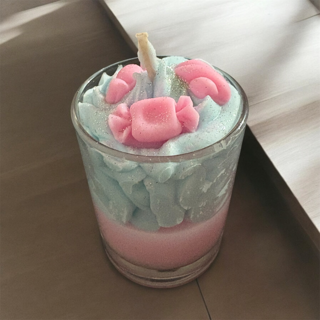 Bougie gourmande bonbon Arlequin