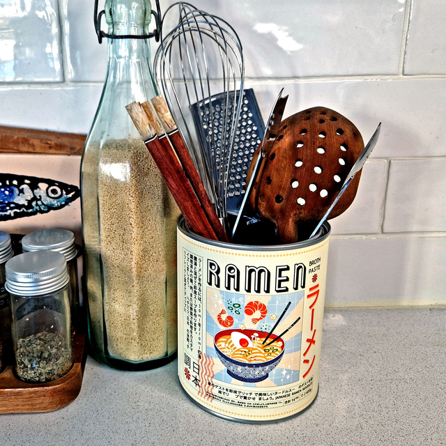 Ramen Japanese Style Storage Tin