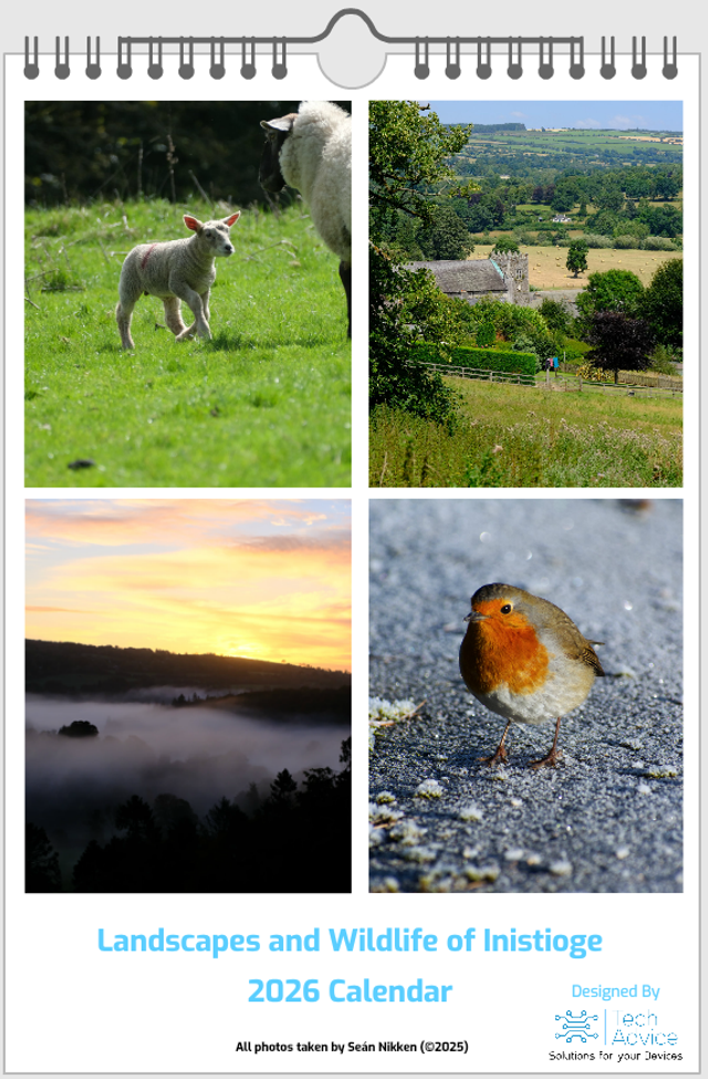 2026 Inistioge Calendar