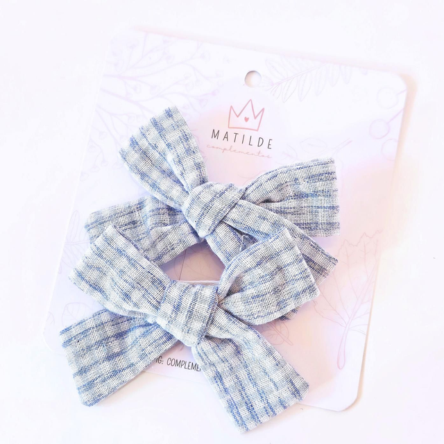 Pinza Par Azul Cuadrille