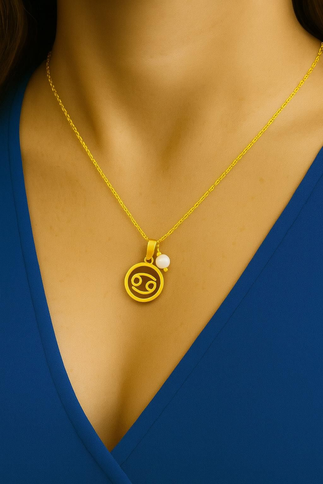 Collier Pierre Porte-Chance – Cancer