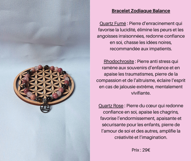 99- Bracelet Zodiaque Balance