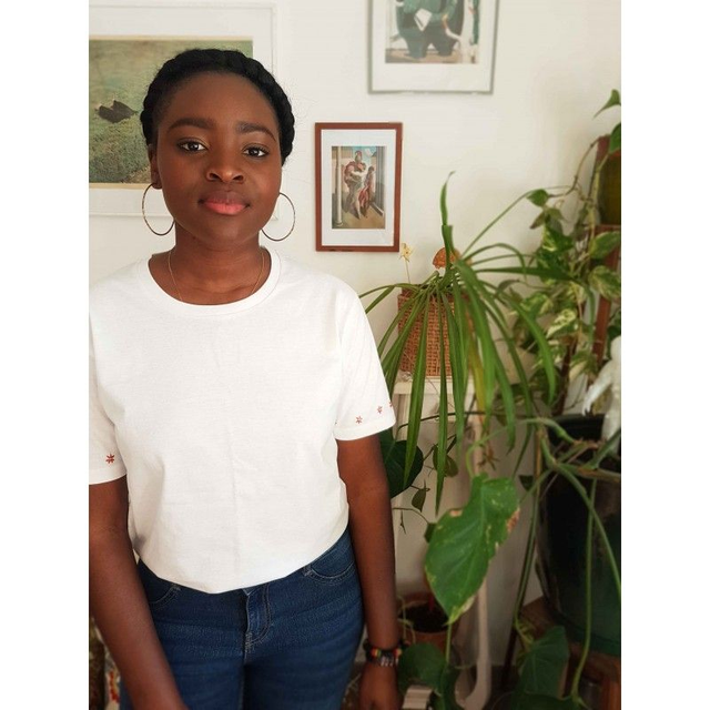 Tee-shirt Manchettes Fleuries