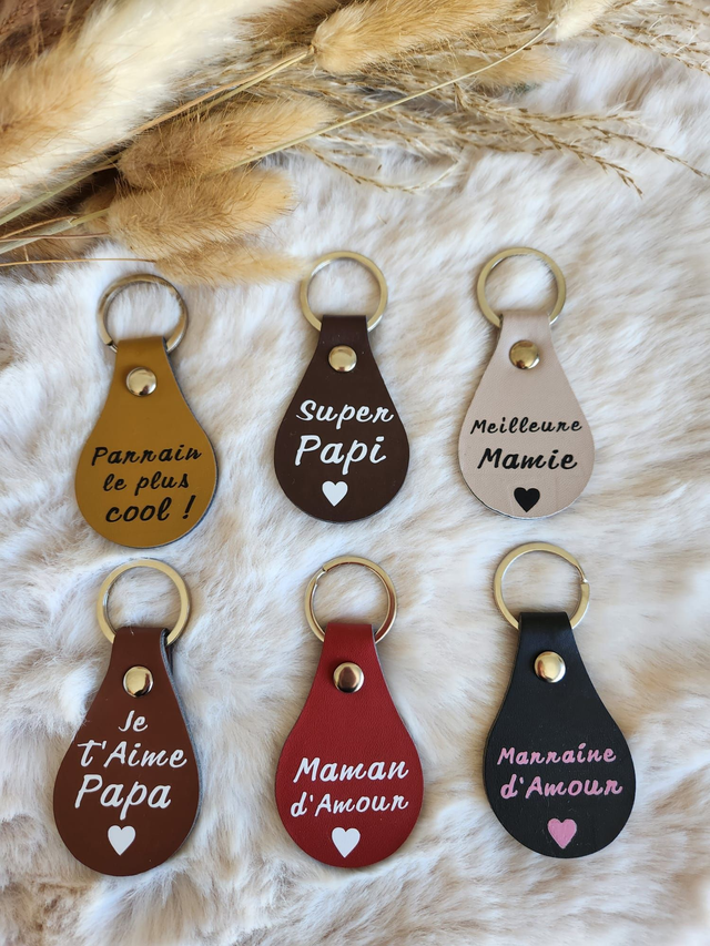 Porte Clé simili cuir