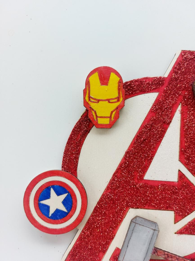 Cake topper Avengers 
