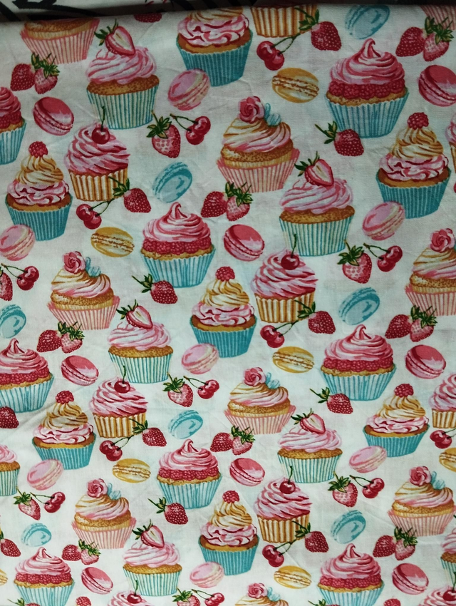 Tissu Cupcake pour COMMANDE 