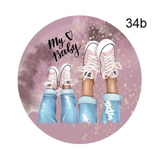 Panneau My baby 2 - 50x50cm 