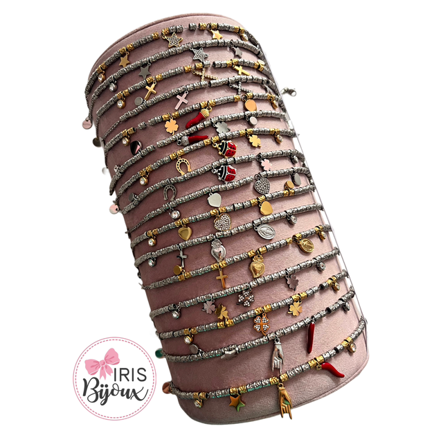 Bracciali pepite con Charms 