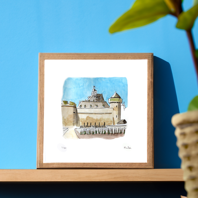 Saint-Malo &amp; Bon-Secours Beach – Coastal Brittany Art Print