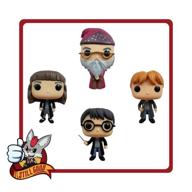 Funko Harry Potter Pack 4 POP! Movies Vinyl W1 9 Cm Figurine