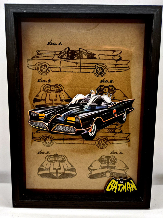 Cadre 3D - Batman - Batmobile