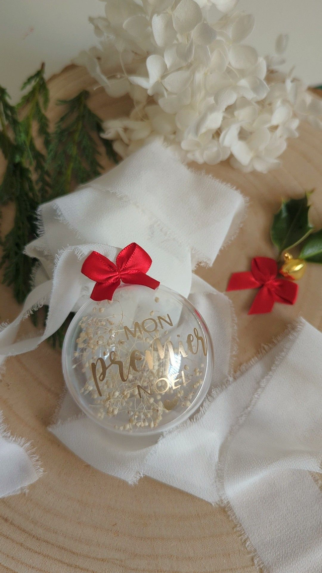 Boule de Noël (Plastique) - Douceur d'hiver