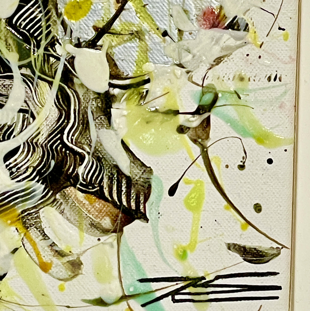 Feuillage de la Forêt - 24x30cm - 2017 - avec encadrement