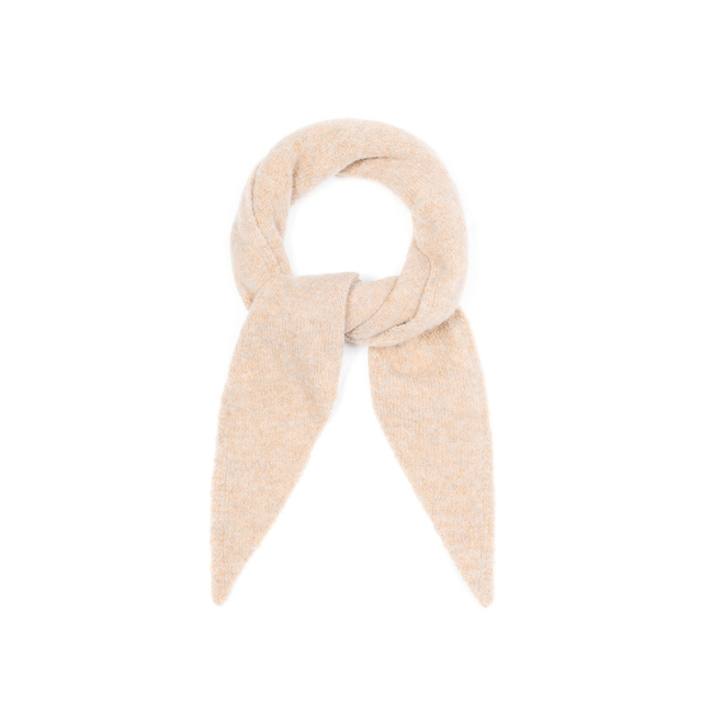 Sjaal casual effen beige