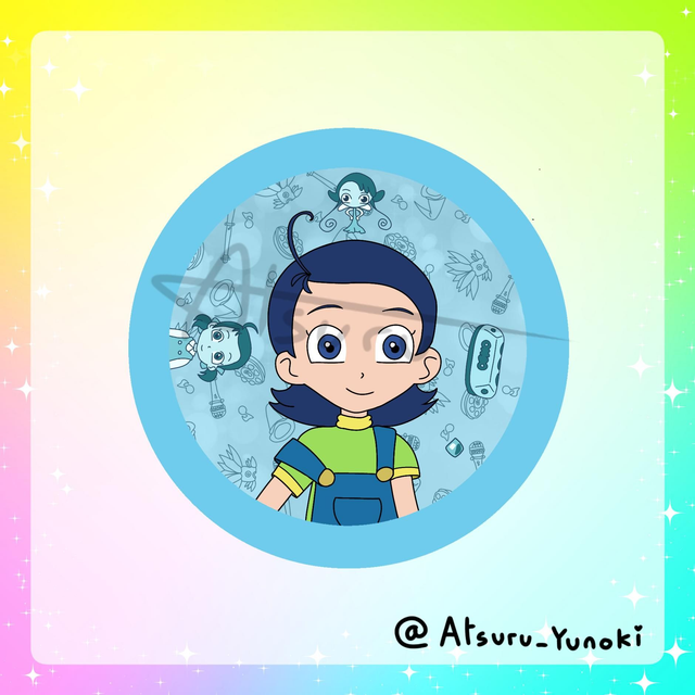 Sophie (Aiko) / Rainbow Badges / Serie 13 / Ojamajo Doremi / (Design by Atsuru_Yunoki (me) )