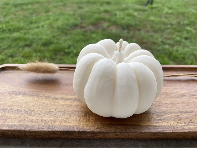Bougie moulée - Courge potirron