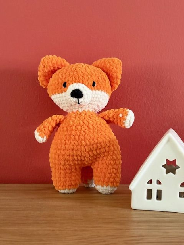 Léonard - Peluche renard au crochet