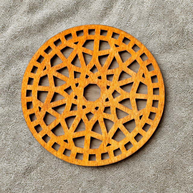 Lot de 6 Dessous de verre DENTEL