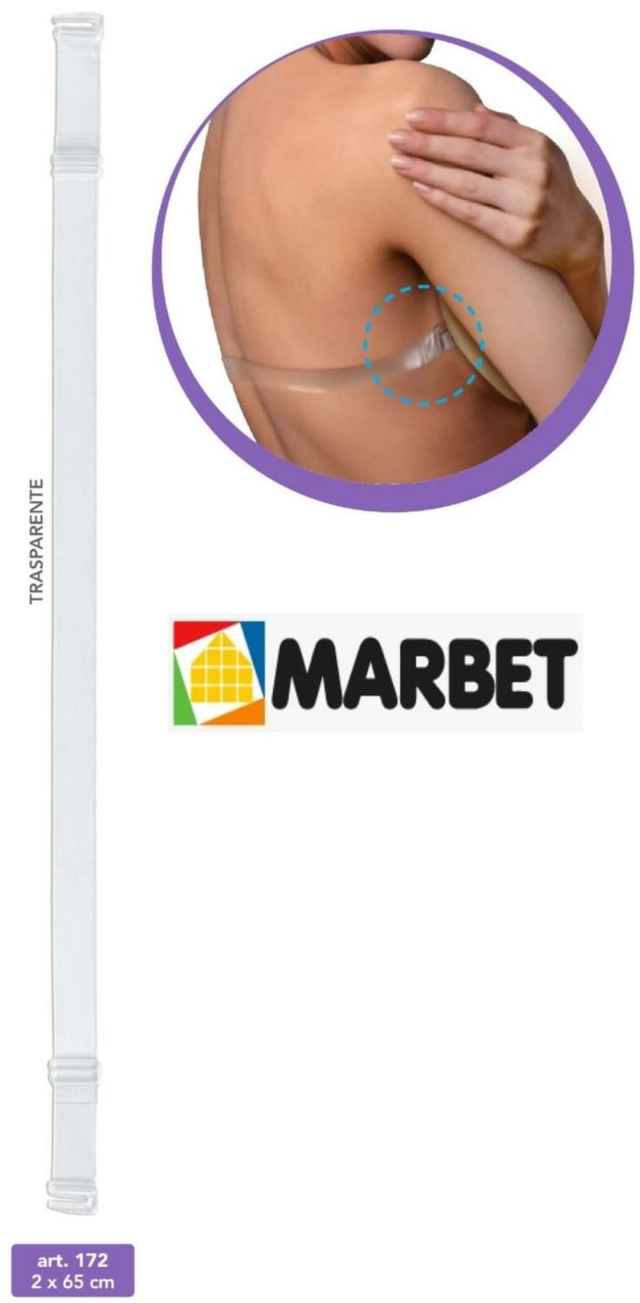 TIRANTE TRASPARENTE RIMOVIBILE