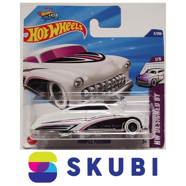 Purple Passion HW Design By 1/5 - 2025 - Hot Wheels 5/250 - Let´s Race Netflix