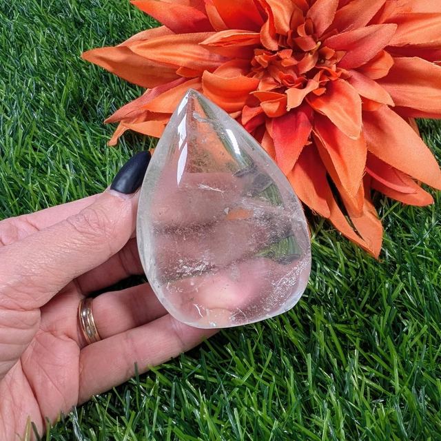 Clear Quartz Flame 