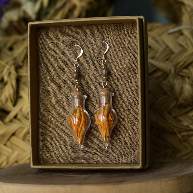 boucles fioles gold calendula