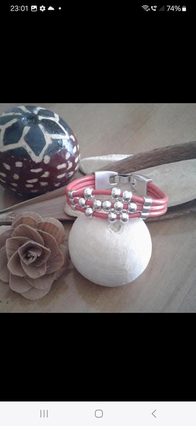 Bracelet cuir fantaisie 