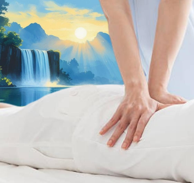 "Espérance" (1h) | Relax coréenne (massage sur vêtements) &amp; soin chakras