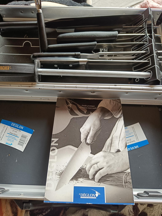 Coffret professionnel de couteau de cuisine