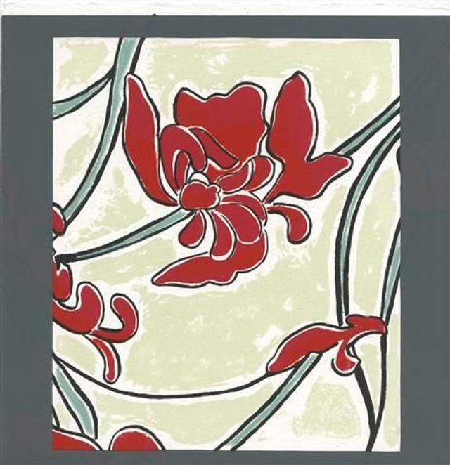 Tibetan beauty, screenprint