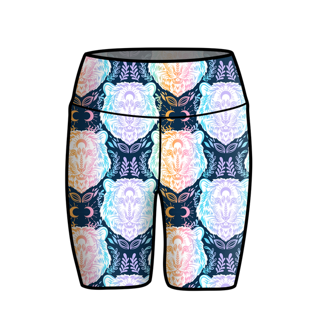 Dreamweaver 'Celestial Lion' Biker Shorts