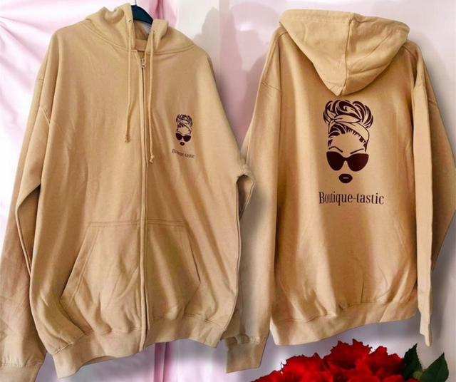 Adult Zipped Hoodie with Customisation