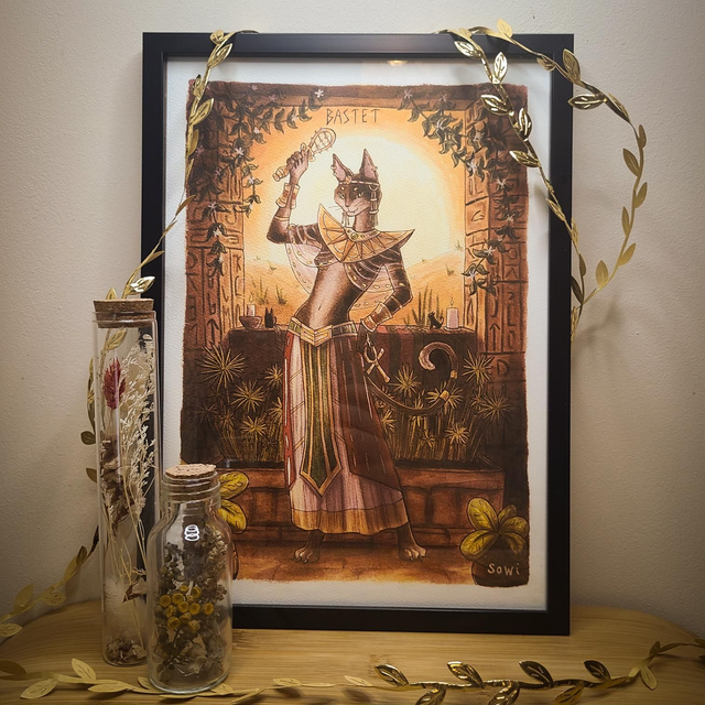 Bastet, Déesse protectrice de la maison