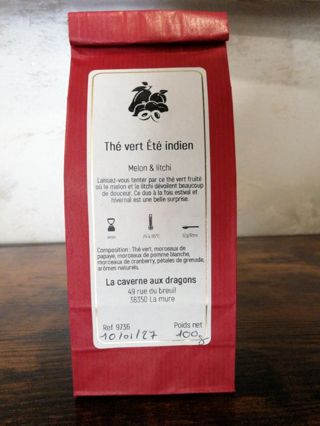 Thé vert été indien 100g