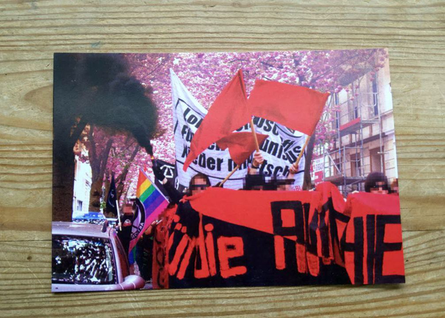 Postkarte - 1. Mai in Bonn