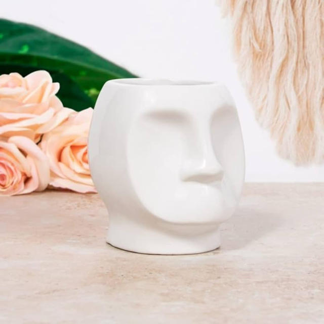 Face Oil Burner Wax Warmer - white