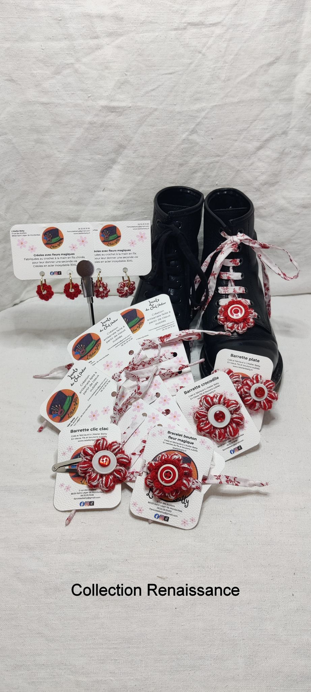 Barrette crocodile Renaissance