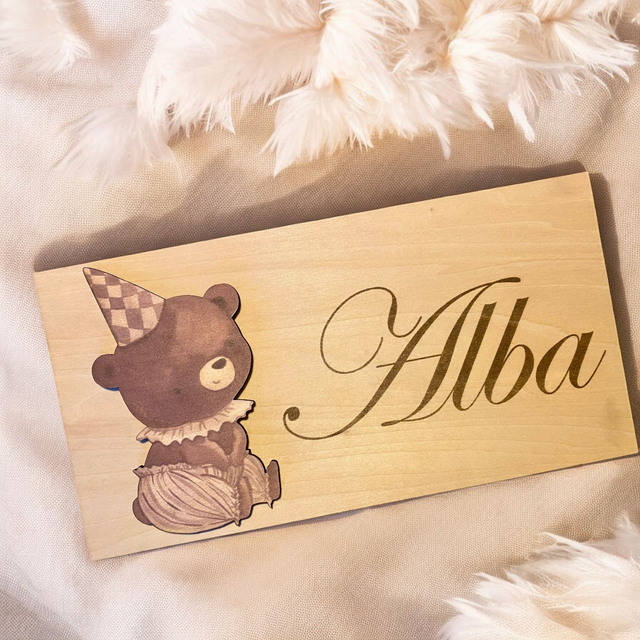 Décoration murale ourson chambre bébé 