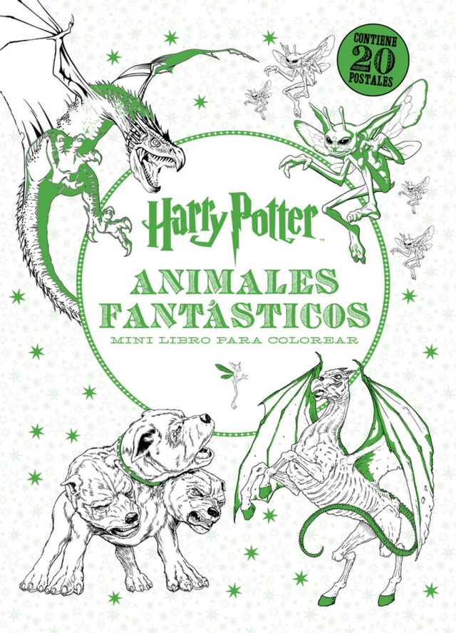 Mini libro para colorear Harry Potter: Animales Fantásticos - _____